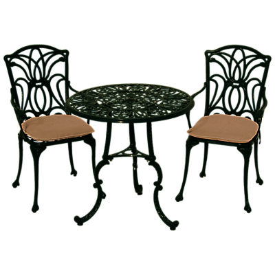 LG Outdoor Norfolk Outdoor 2 Seater Bistro Set Green LG Outdoor Norfolk Outdoor 2 Seater Bistro Set Green